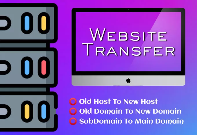 move or transfer your website to new host or domain