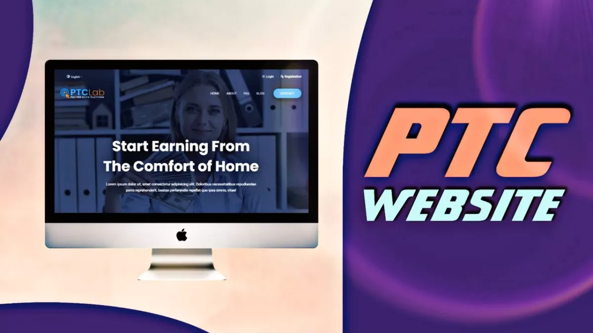 build PTC pay per click website for you