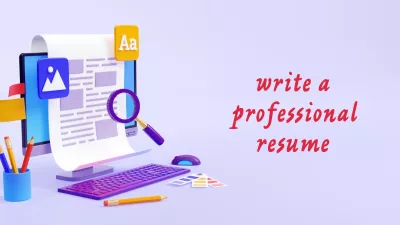 write a professional resume