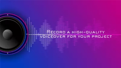 record a high-quality voiceover for your project